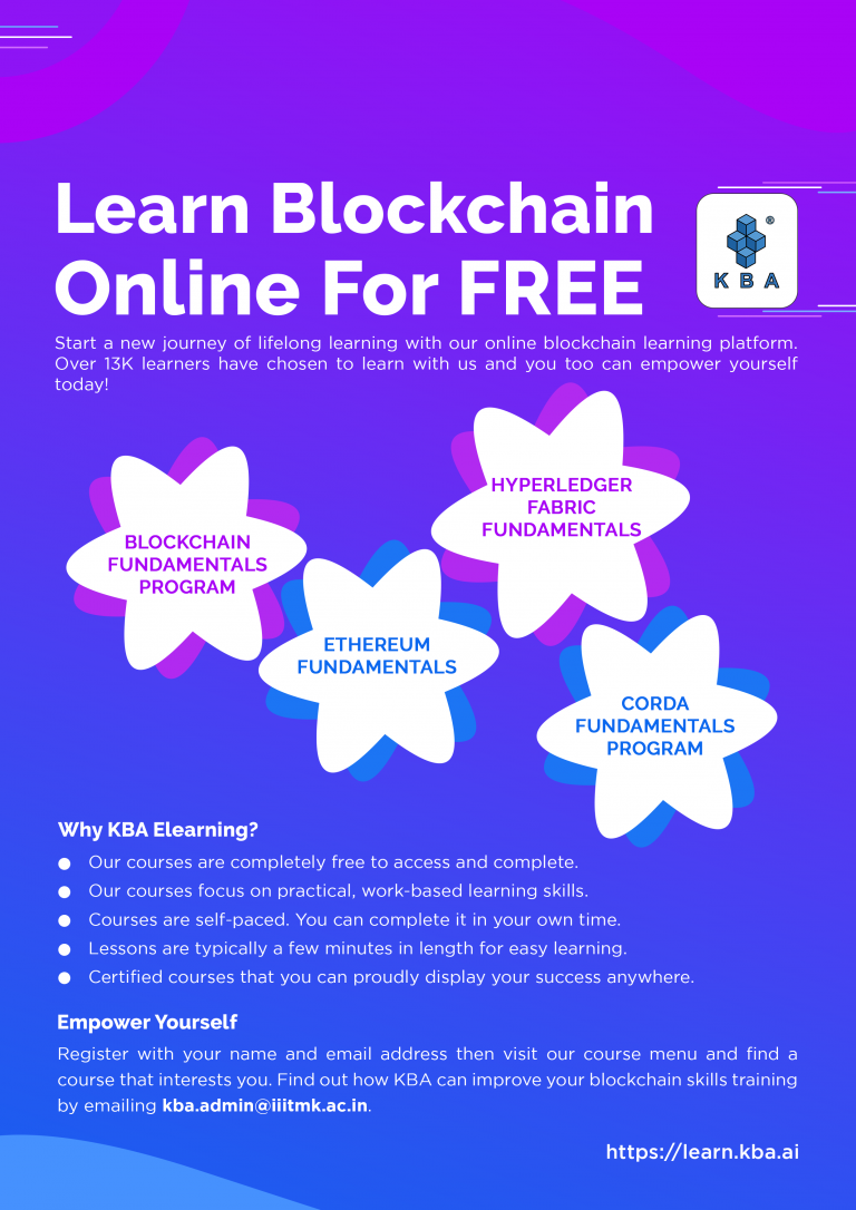 Kerala Blockchain Academy | Best Blockchain Courses Online India