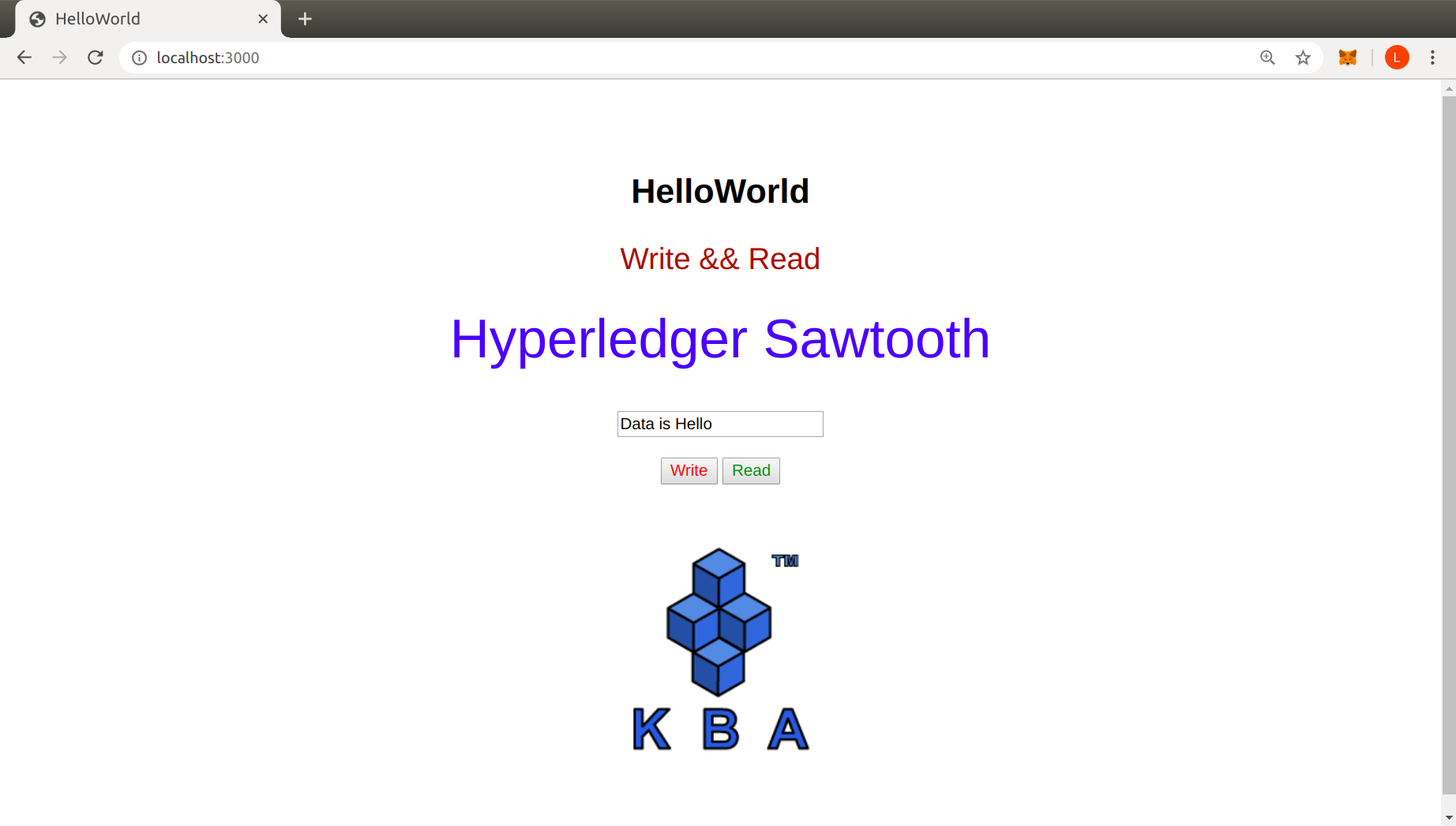 Let’s Build a Hyperledger Sawtooth Application